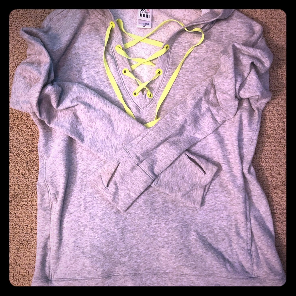Victoria Secret Sport (VSX) Lace Up Hoodie